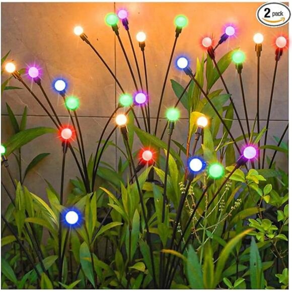 Solar Garden Lights, Starburst Swaying Light - Swaying When Wind Blows - Picture 7 of 7